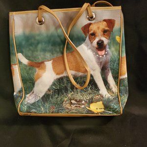EUC Braciano Jack Russell Handbag